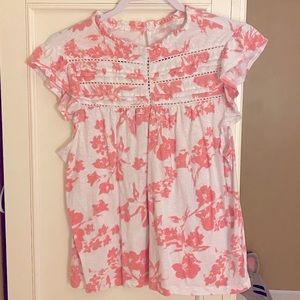 Lucky Brand Floral Blouse